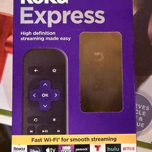 Roku Express HD Streaming Media Player with High Speed HDMI Cable